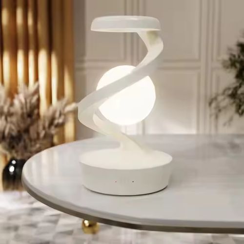 💡Suspended Wireless Charging Light Rotating Color Atmosphere Table Lamp🔮