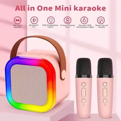 High-quality mini portable HiFi stereo wireless karaoke speaker