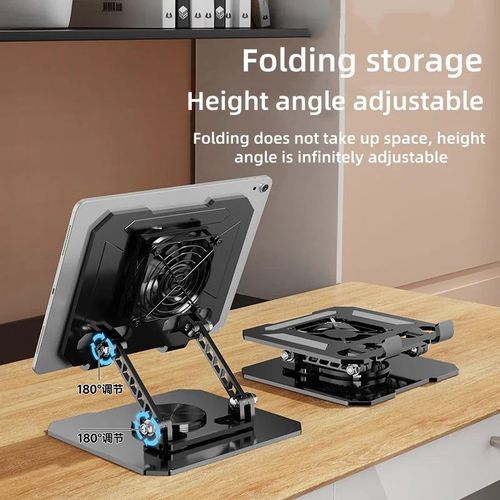 Tablet stand turbine cooling