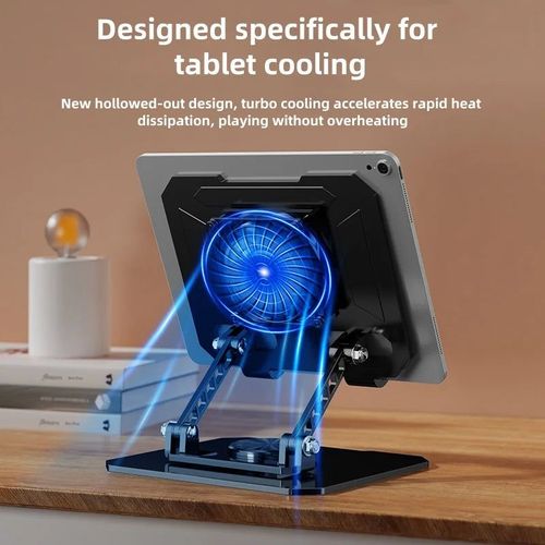 Tablet stand turbine cooling