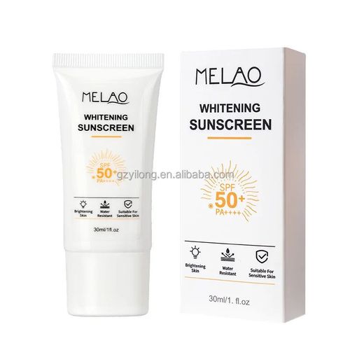 Whitening, sun protection, soothing and repairing sunscreen