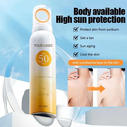 Whitening, anti-wrinkle, multi-effect sunscreen spray