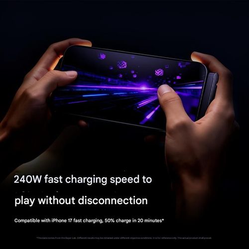 Invisible stand charging cable, 240W super fast charging, two-in-one fast charging cable and phone stand.