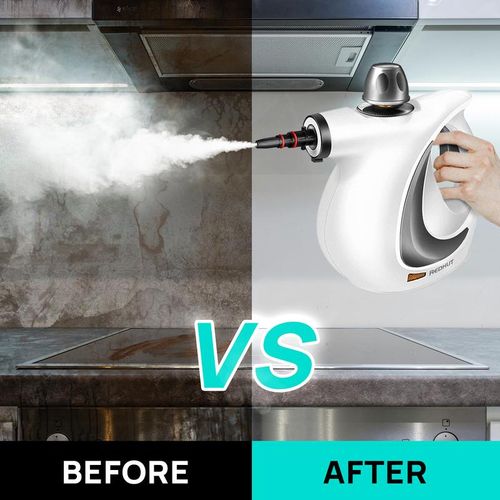Pressurized handheld multi-functional natural steam cleaner