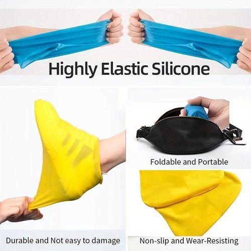 Outdoor latex rain boot waterproof shoe covers