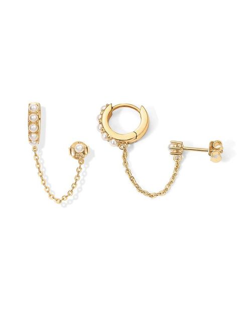 PAVOI 14K Gold Chain Earrings