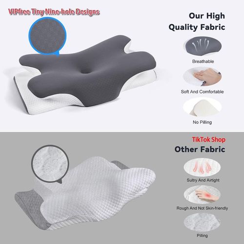 VIPfree Cooling Memory Foam Neck Pillow