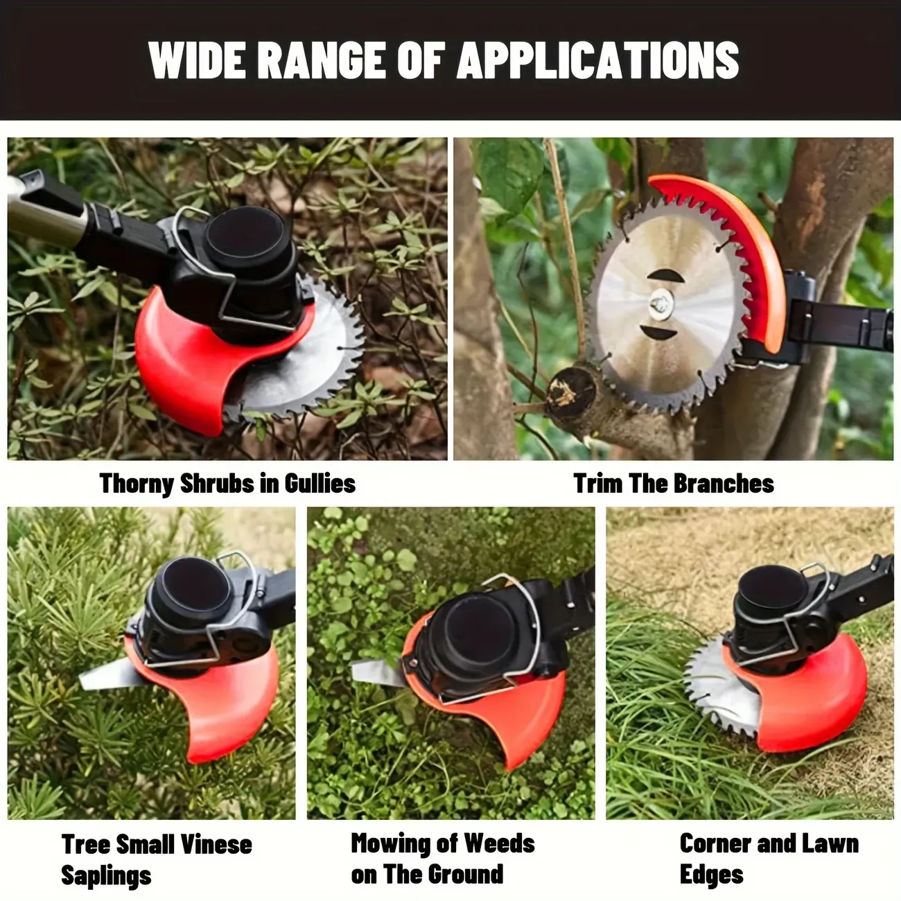 Electric Lawn Mower 24V with 2 Lithium Batteries 3 Kinds Of Blades Weed Wacker Lithium Battery Cordless Handheld Lawn Mower for Small to Medium-Sized Lawns and Gardens