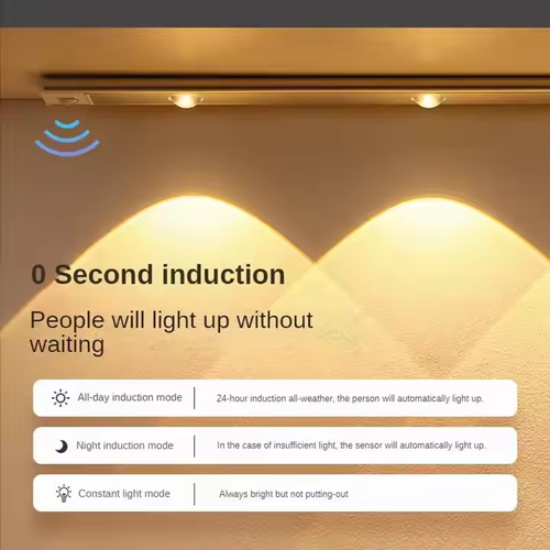 40cm Multi Color Wave Effect Wireless Induction Light
