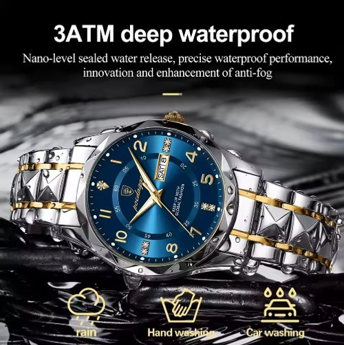 Luxury Waterproof Luminous Dial Men's Watch