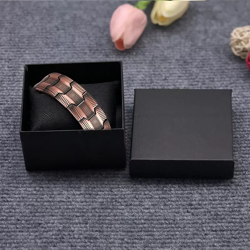 Adjustable Pure Copper Magnetic Bracelet and Ring Set