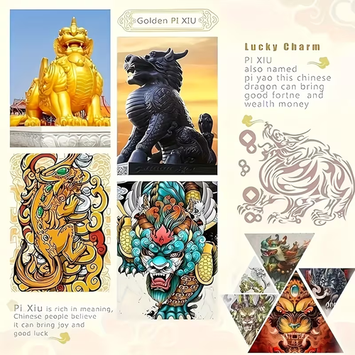 Gold Pixiu Obsidian Bracelet Mantra Beads Good Luck Jewelry