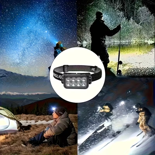 2Pcs Motion Induction LED Headlamp
