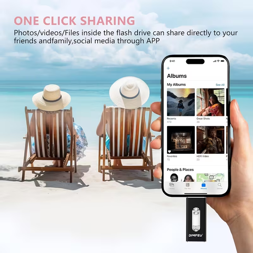 1TB 4 in 1 Multi Port Flash Drive