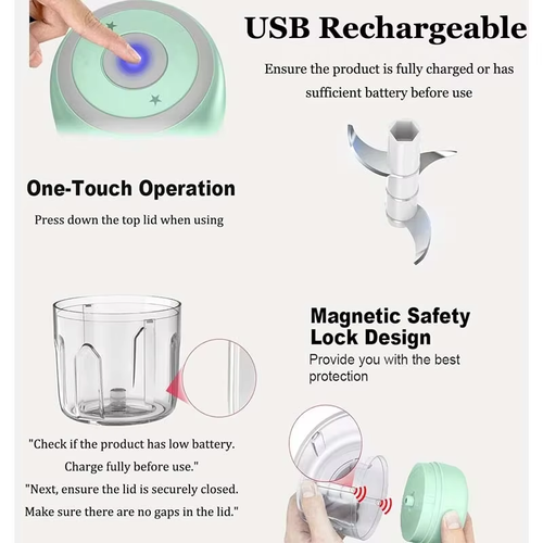 Portable Electric Food Processor