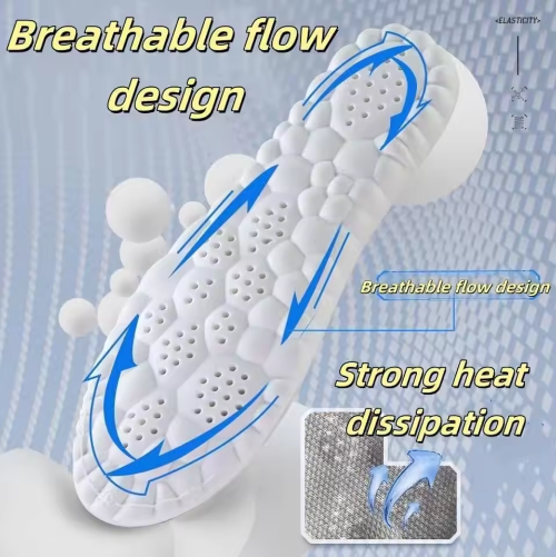 5-Pack 4D Cloud Technology Sport Insoles