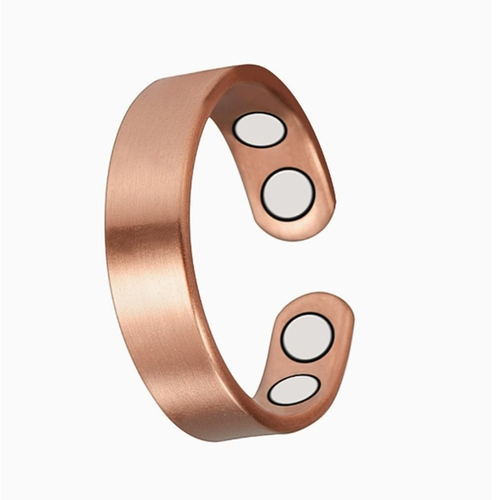 Adjustable Pure Copper Magnetic Bracelet and Ring Set
