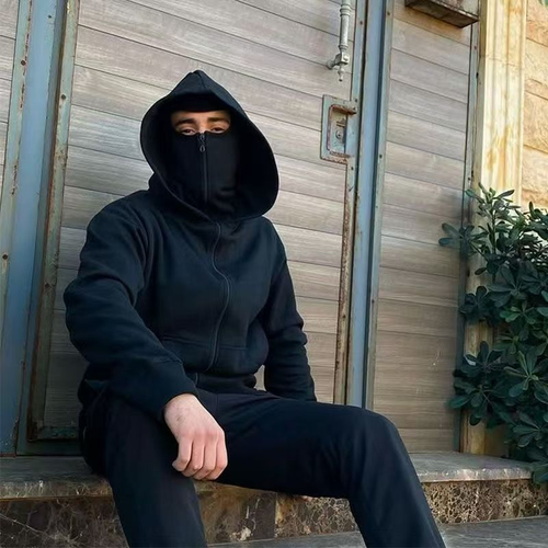 One Size Street Style Double Hood Hoodie