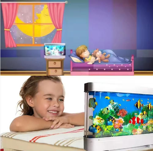 Fake Aquarium LED Table Lamp