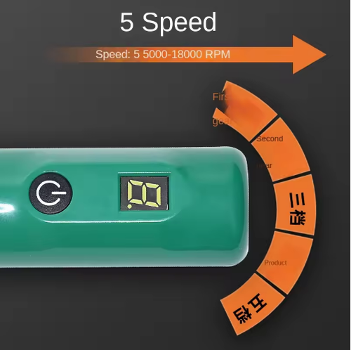 39Pcs Electric Digital Display Grinding Tool Set