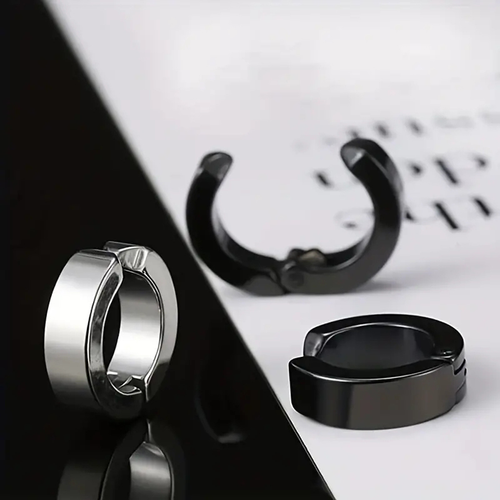 6 Pairs Fashion Magnetic Men's Earring Set