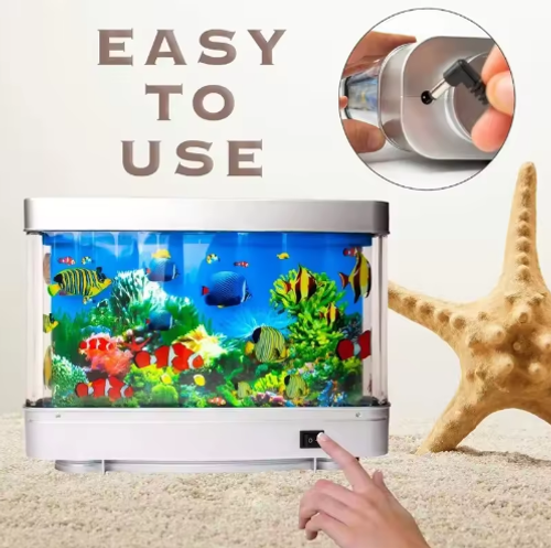 Fake Aquarium LED Table Lamp