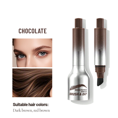 2Pcs 2 in 1 Brow Brush Natural Long Lasting