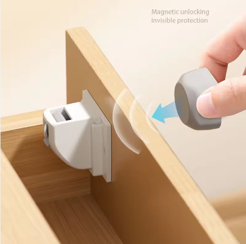 4Pcs Magnetic Child Safety Cabinet Lock