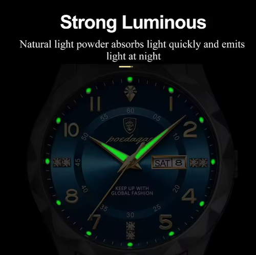 Luxury Waterproof Luminous Dial Men's Watch