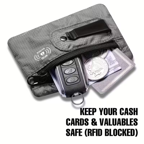 RFID Blocking Clip Wallet