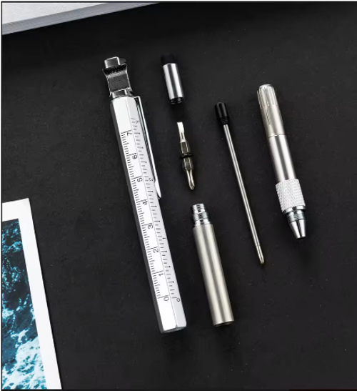 2Pcs 6 in 1 Multifunctional Pen