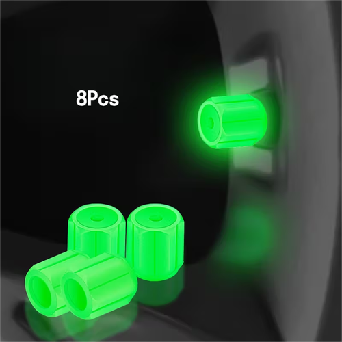 8Pcs Luminous Valve Cap