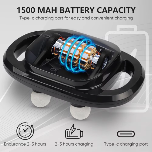 Multifunctional Six Head Muscle Massage Gun