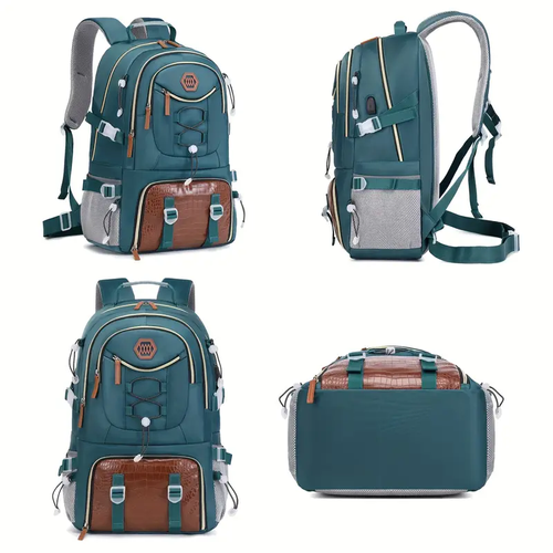 Large Capacity Outdoor Backpack with Shoe Compartment