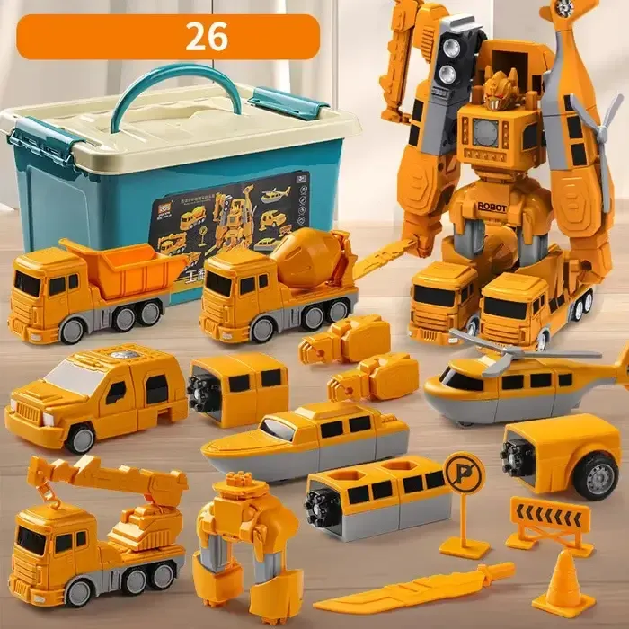 Transformer Engineering Toys 26-Piece Set