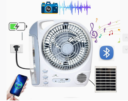 High Quality and Energy Saving Table Fan With Led Light Rechargeable Table Fan Portable Solar 8 Inch Table Fan