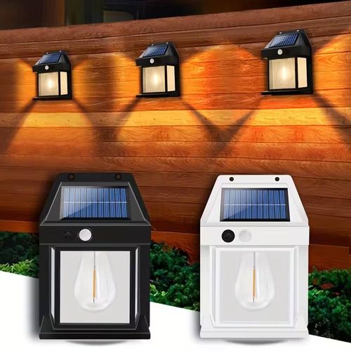 Popular Outdoor Waterproof Solar Garden Lights with Sensing Distance LED Wall Light Patio IP65
