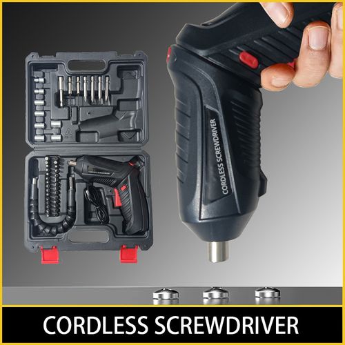 47 pieces electric screwdriver multi-functional household folding lithium battery batch head rechargeable mini screwdriver kit