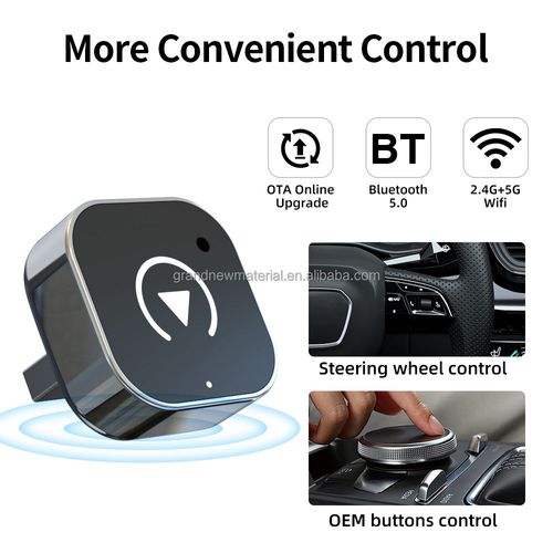 New Wireless CarPlay Android Auto Adapter USB Dongle Smart Mini Box Plug And Play Universal For VW Toyota Nissan Honda Ford Benz