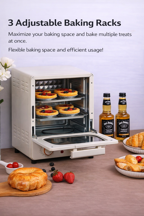 15L Electric Oven for Home Baking in Ghana | Small Powerful Oven with Timer