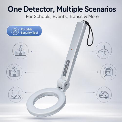🔥HOT SALE🔥 COD！    Metal Detector,180°Rotating Probe,Built-in Sensing Wire Enclosure,Convenient to Carry,ABS Material,Suitable for Outdoor Treasure Hunting in Multiple Scenarios