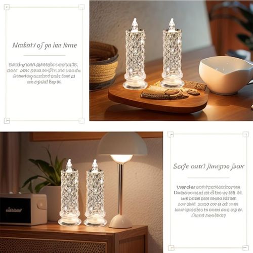 ⚡ FlameLess Candle Lamp – Flickering Warm Light, Ideal for Blackouts & Cozy Evenings at Home