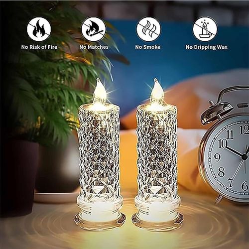 ⚡ FlameLess Candle Lamp – Flickering Warm Light, Ideal for Blackouts & Cozy Evenings at Home
