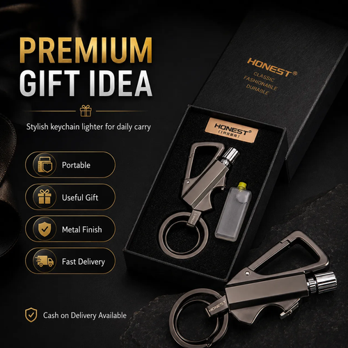 ⚡ 3-in-1 Keychain – Never Lose Your Keys Again, Perfect for Busy Mornings & Daily Commute