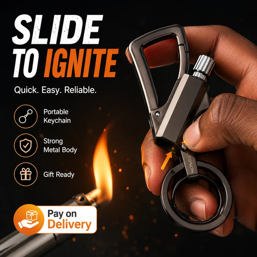 ⚡ 3-in-1 Keychain – Never Lose Your Keys Again, Perfect for Busy Mornings & Daily Commute