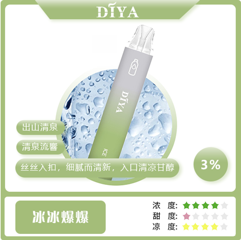 新品上市-DIYA叮啞7500口拋棄式 一次性電子煙 台灣現貨