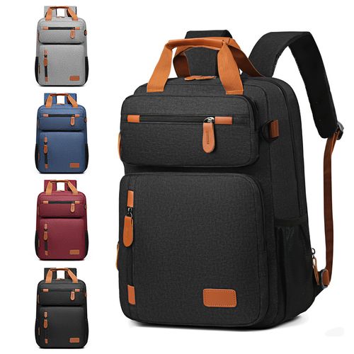 Men's Casual Travel Backpack - Large Capacity, Shockproof, Adjustable Crossbody Computer Bag, Waterproof, European Retro Fashionable Shoulder Bag