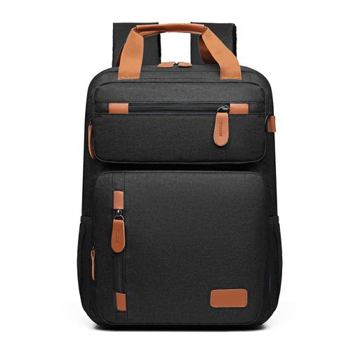 Men's Casual Travel Backpack - Large Capacity, Shockproof, Adjustable Crossbody Computer Bag, Waterproof, European Retro Fashionable Shoulder Bag