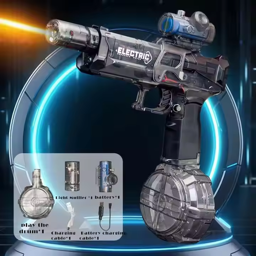 Light Up Ice explosão weal marcador água arma com Led poderosa alta pressão forte elétrico água arma luta brinquedo