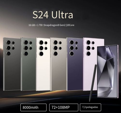 Super Original 7.3 Polegada 16GB + 1TB 72MP + 108MP Tela Grande Celular Smartphone 5G Celular